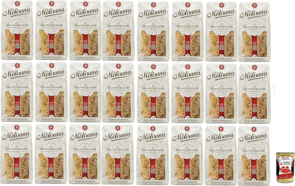 La Molisana Mezze Penne Rigate N°19, Pasta Lenta Produktbild 