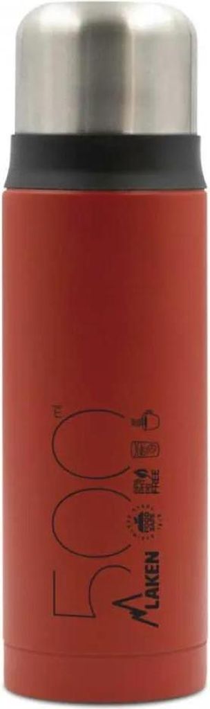 Laken 500ml Thermosflasche Rot  Rot One Size Produktbild 