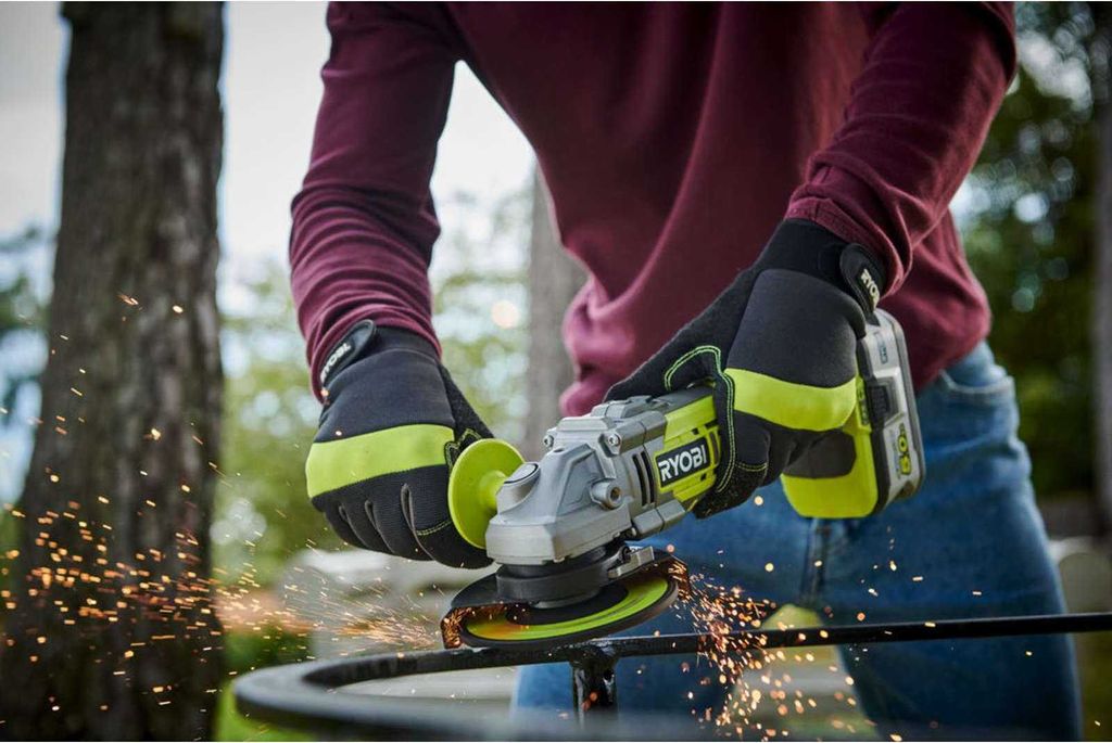 RYOBI Akku-Winkelschleifer R18AG7-0 18V 125mm, Schleifer, Produktbild 3