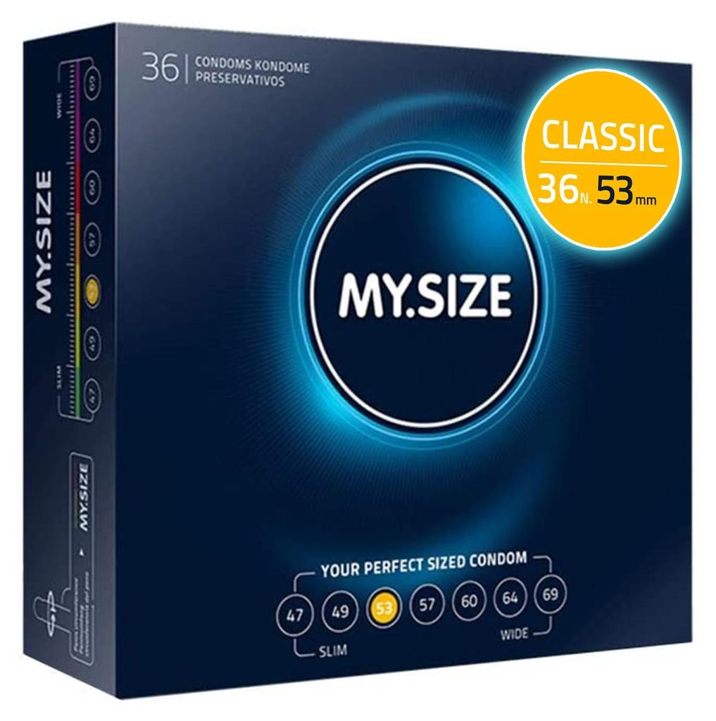 MY.SIZE Preservativi classici misura 3 | 53 mm di larghezza Immagine del prodotto 