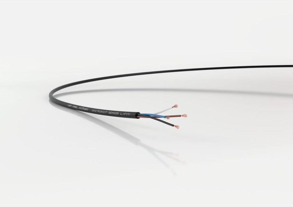10 Meter Lapp 7038899 Unitronic LifYY 4x0,25 mm² Sensorleitung I Datenkabel I Sensorkabel I Aktorkabel I Aktor-Leitung I 4 adrig