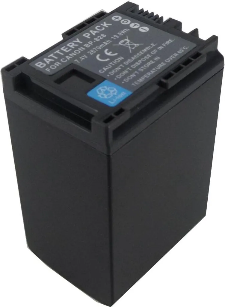 Batteria PowerSmart 2670mAh BP-828 per Canon XA20 XA25 VIXIA HF G30