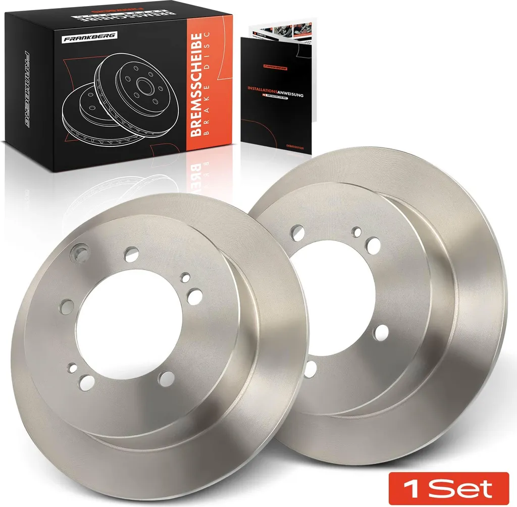 Kit Freinage Arrière Mitsubishi : 2 Disques de Frein Lancer et Outlander