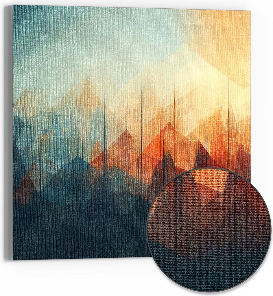DEQORI Hybrid Leinwand Bild 50x50 cm 'Digitale Produktbild 