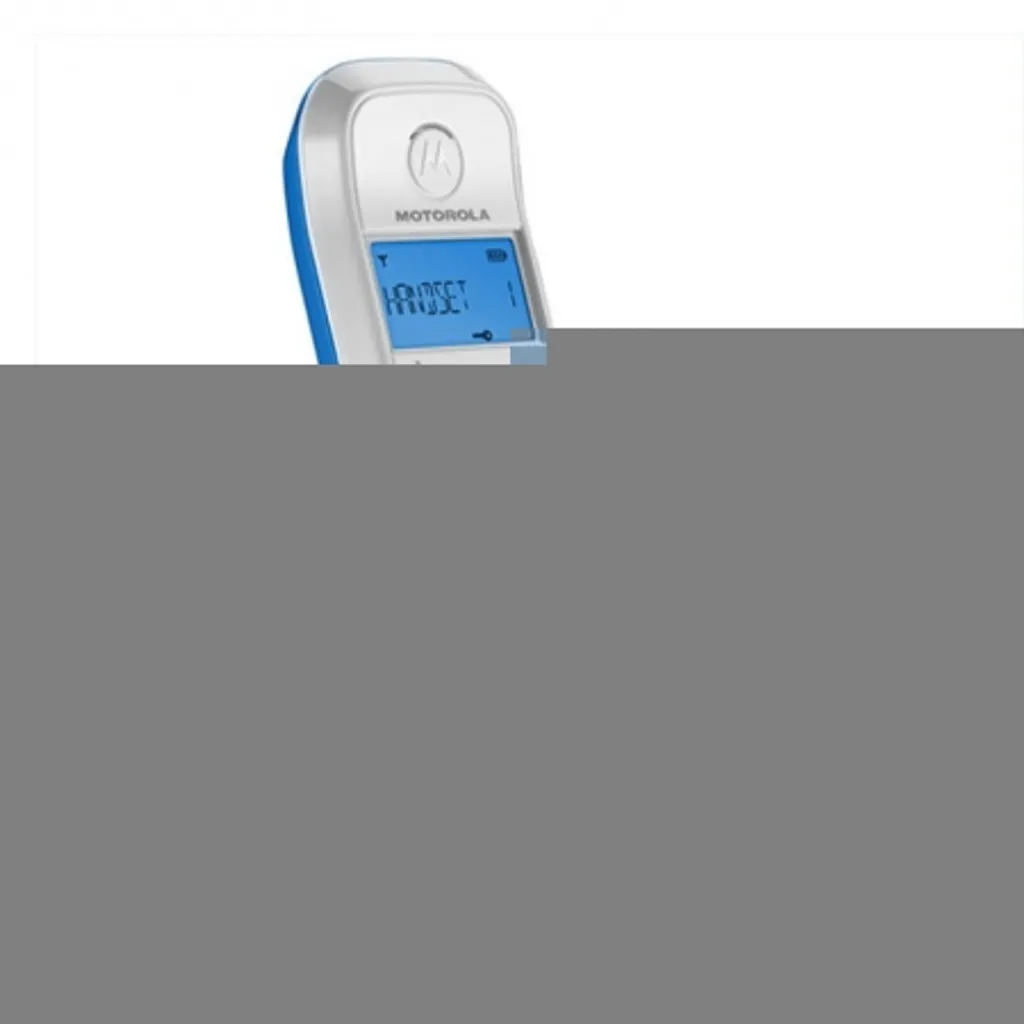 Telefono Cordless Motorola S1201 Nero - Design Moderno e Funzione ECO