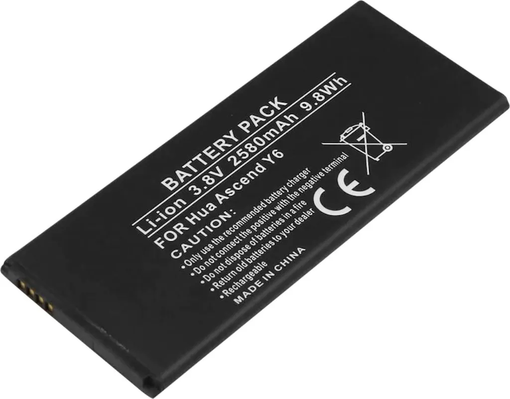 Batteria Ricambio Huawei Ascend Y6 2580mAh Avizar - HB4342A1RBC Nero