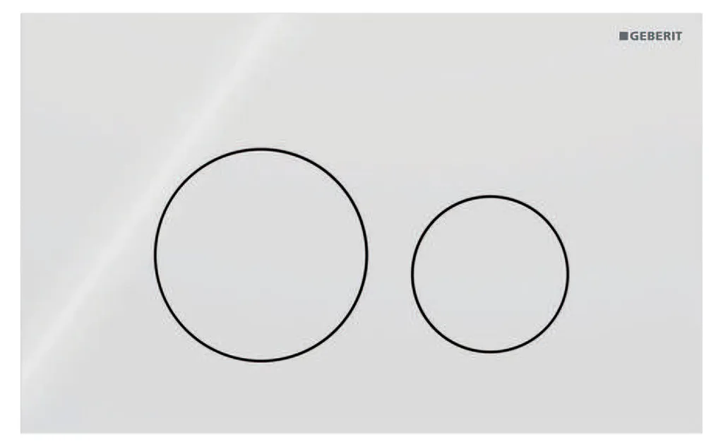 Plaque de Déclenchement Sigma40 Double Touche pour WC Suspendu Moderne
