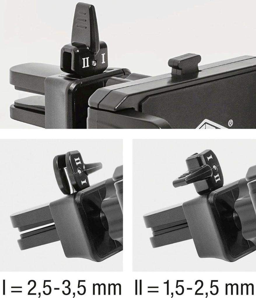 Smartphone-Halter Clip-it+ für KFZ mit Klemmhalter schwarz Packung mit 6 Stück