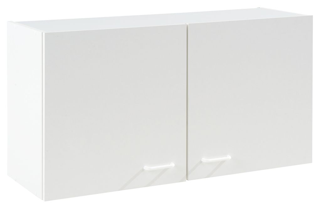 Hängeschrank - Weiß 100 - cm Türen 2 B 