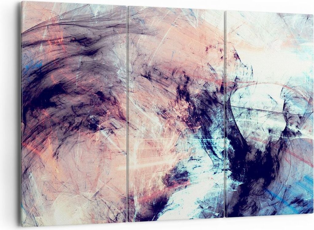 Bild auf Leinwand - Leinwandbild - Abstraktion modern - 165x110cm - Wand Bild - Wanddeko - Leinwanddruck - Bilder - Kunstdruck - Wanddekoration - L...
