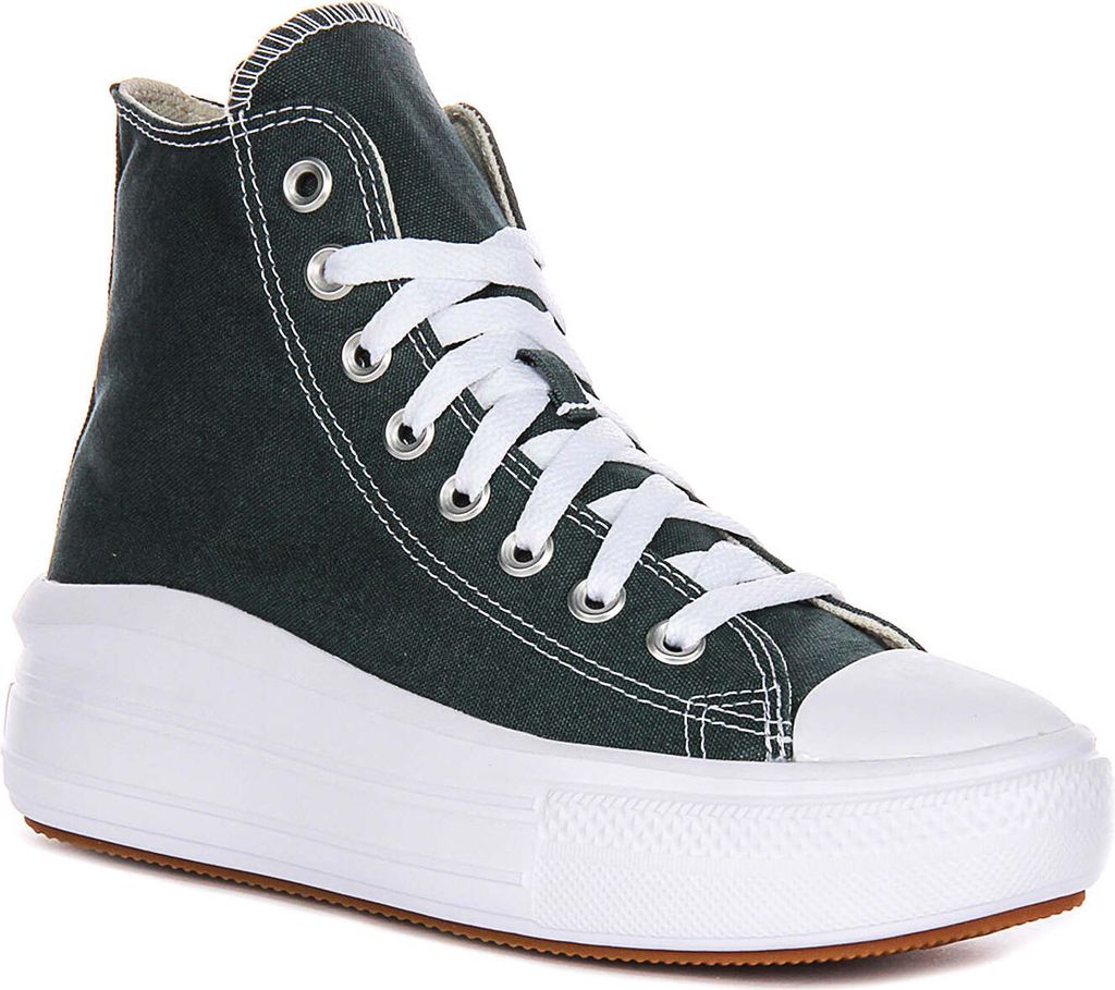 Converse All Star Move A10664C in Staubgrün für Damen – 4 UK - 36.5 EU - 6 US / Dusky Green