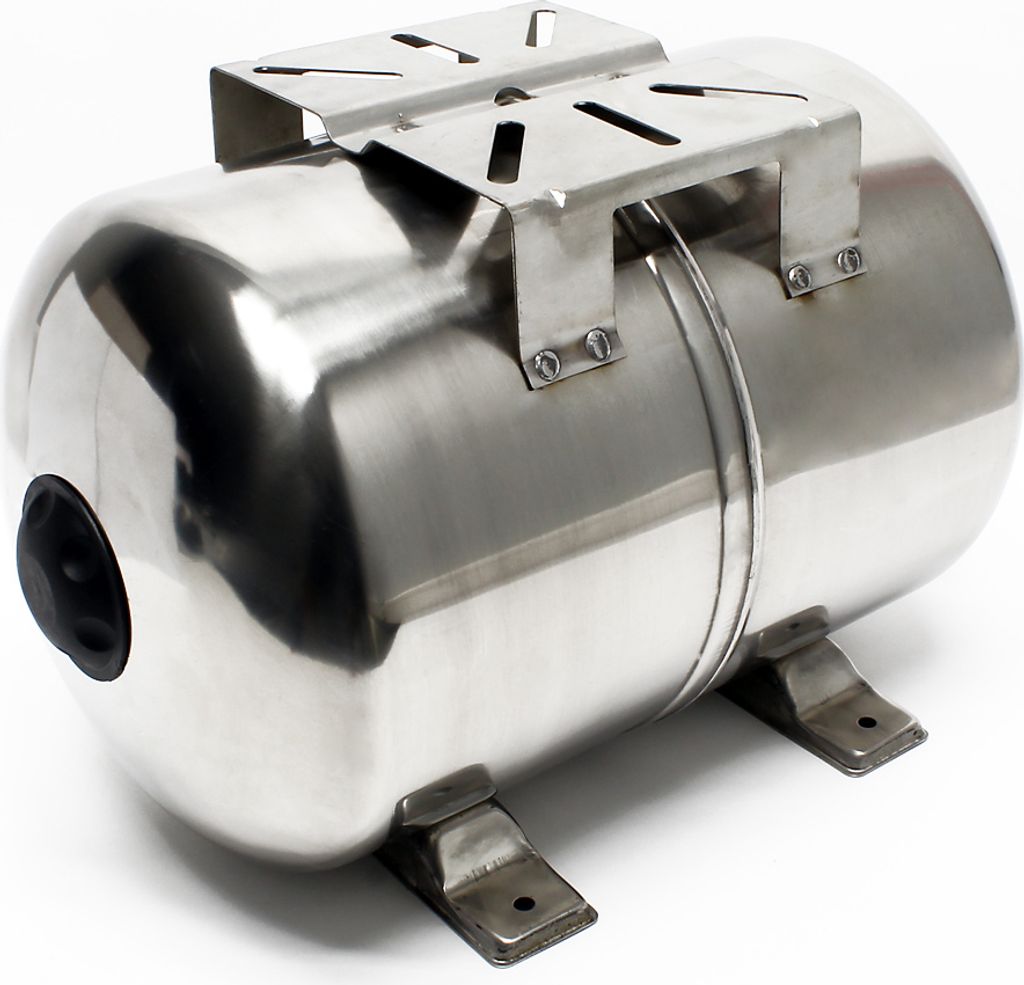 Wiltec Edelstahl Ausdehnungsgefäß 24 Liter, Membrankessel Produktbild 2