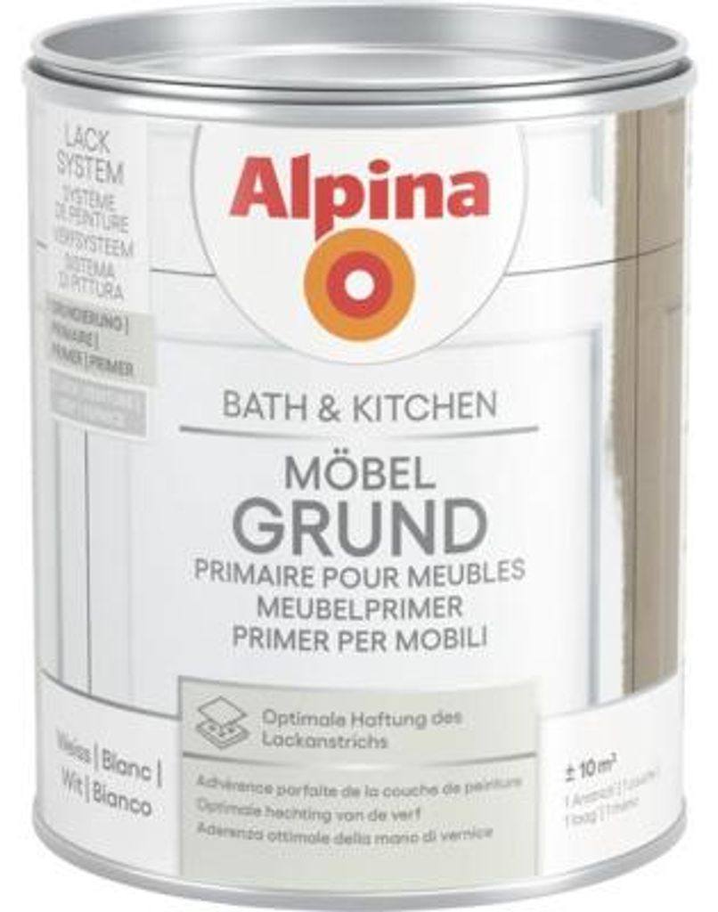 Alpina Bad & Küche Möbelgrund Möbelgrundierung - optimale Produktbild 