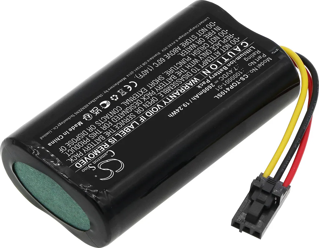 TECHTEK Batteria compatibile con [Topcon] Hiper GPS SR, SR GPS, TPSWT41 sostituisce 1000001-01