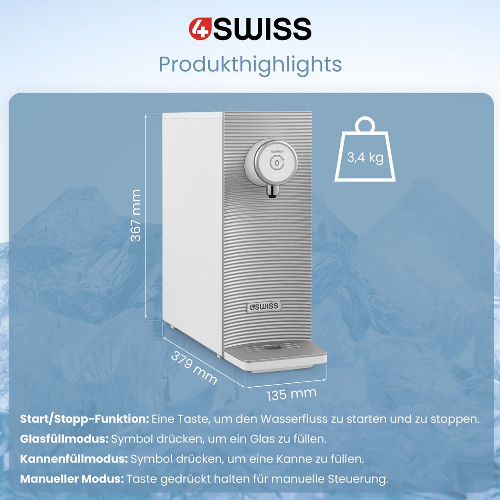 filtrační systém 4SWISS pro užitkovou vodu, pětistupňový Obrázek produktu 3
