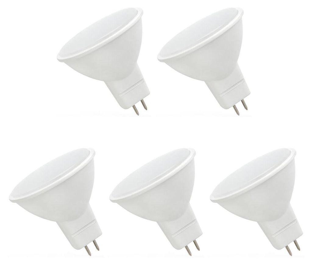 Spectrum GU5.3 LED Spot Lampe 4W 415lm 4000K Neutralweiß 12V 5 Stück