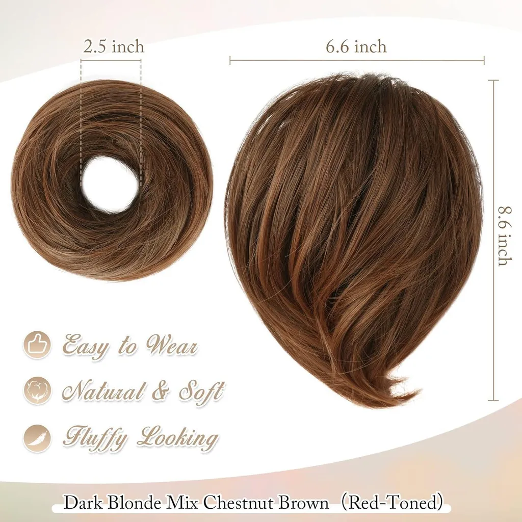 Postiche queue de cheval 20cm : solution volume pour cheveux fins