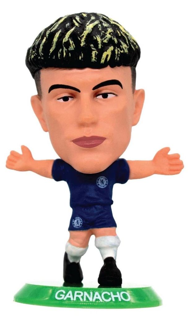 Chelsea FC - Fußball-Figur "Alejandro Garnacho", "SoccerStarz" TA14318 (Einheitsgröße) (Blau)