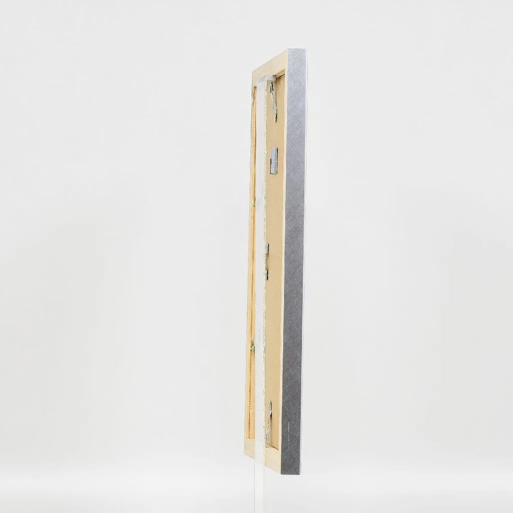 Cornice Argento 25x50 cm in Legno Effect - Design Profilo 41 Elegante - 9