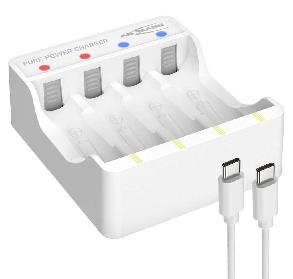 ANSMANN Pure Power Lademodul, inkl. USB-C Ladekabel und Produktbild 