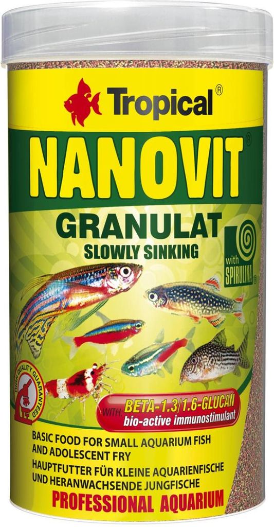 Tropical Nanovit Granulat, 250 ml