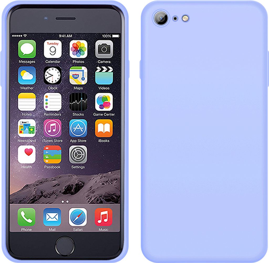 iPhone 6s Hülle, LaimTop Slim Flüssig Silikon Soft Gel Gummi Stoßfest Kratzfest Schutzhülle für iPhone 6 / 6s Lila