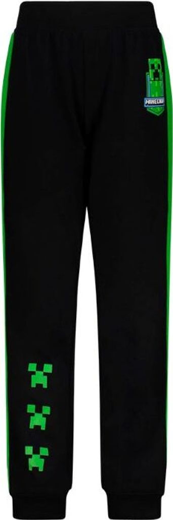 Spodnie sportowe Minecraft Black&Green w rozmiarze 128 Zdjęcie produktu 
