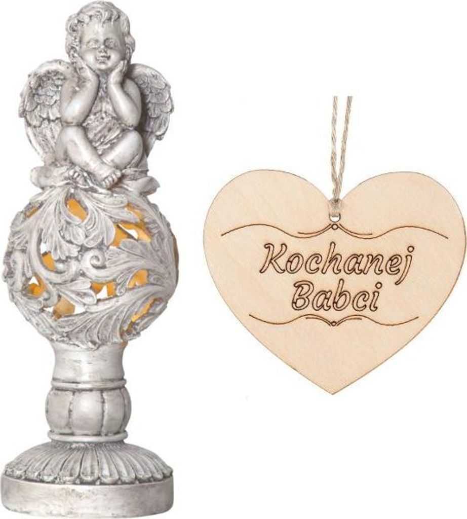 KERZE FÜR OMA SONNENSCHUTZENGEL für den Garten oder das Grab