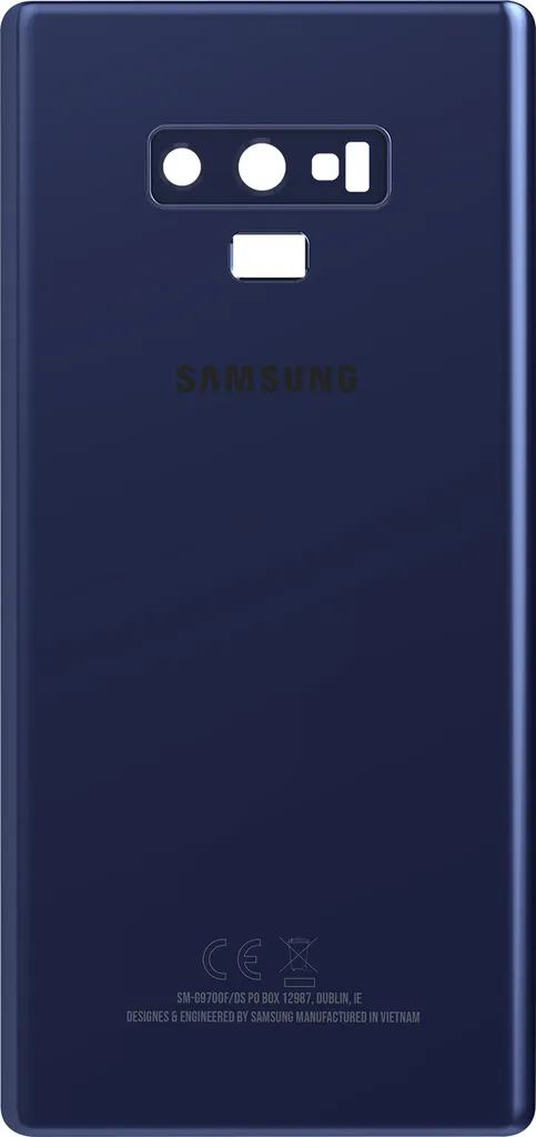 Vitre arrière bleu Samsung Galaxy Note 9 réparation originale - Cache batterie
