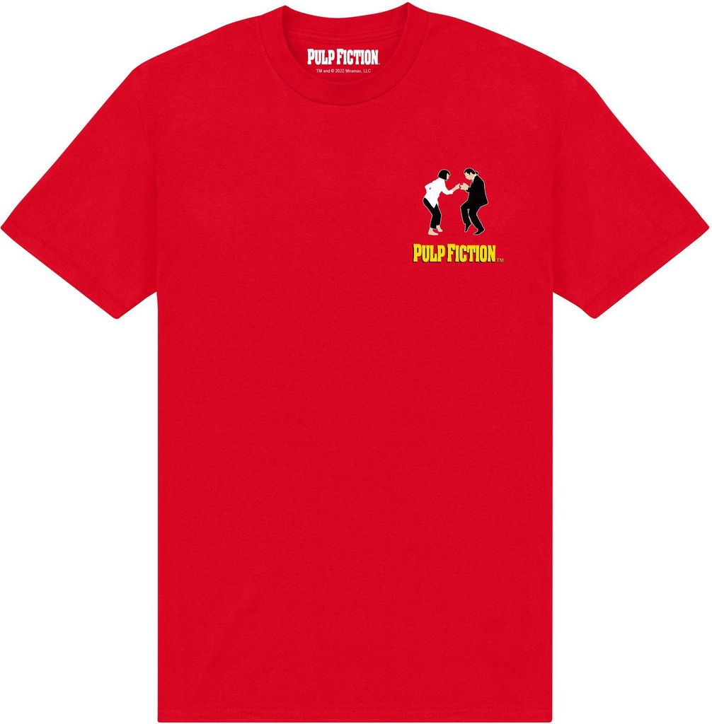 Pulp Fiction - T-Shirt für Herren/Damen Uni PN490 (XL) (Rot)