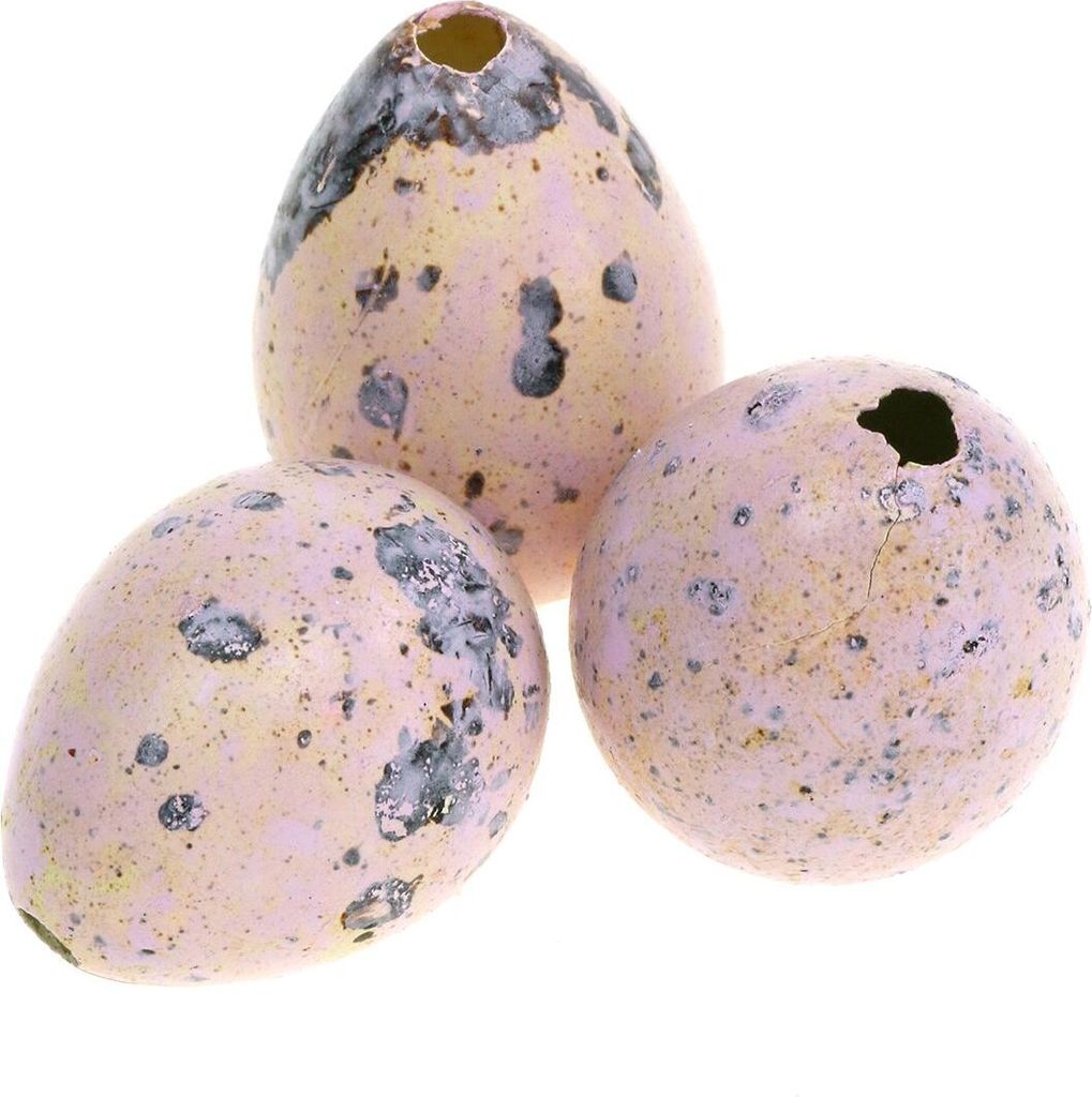 Wachteleier Lavendel 3cm 50St - Dekoration Ostern Basteln Kinder DIY, 50 Stück