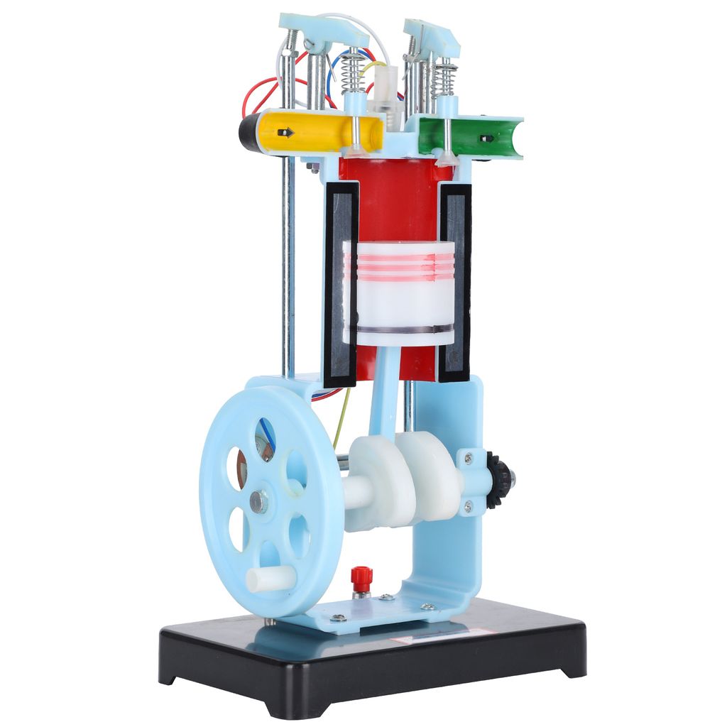 Benzinmotor Modell,4-Takt-Benzinmotor Modell,Mini-Benzinmotor Modell,Benzinmotor Modell Spielzeug,Physikalische Experiment Ausrüstung,Lehrinstrument