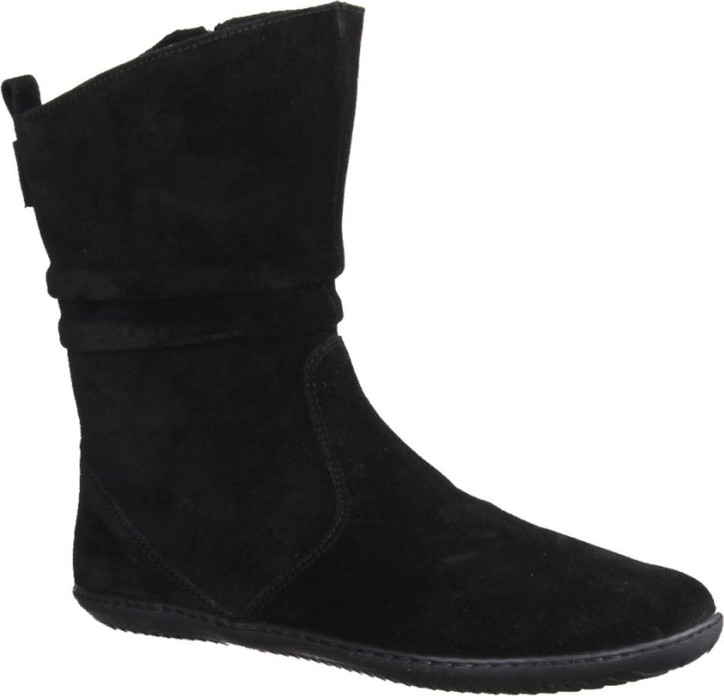 Groundies Odessa, Damenboots, Barfußschuhe, Stiefelette, Leder, Schwarz - Marken Groundies, Schwarz, leder