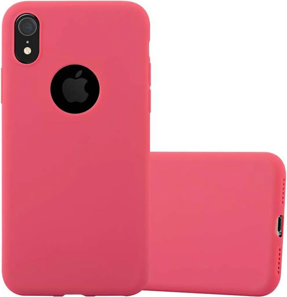 Custodia Cadorabo iPhone XR Rossa - Cover Silicone TPU Anti-Scivolo