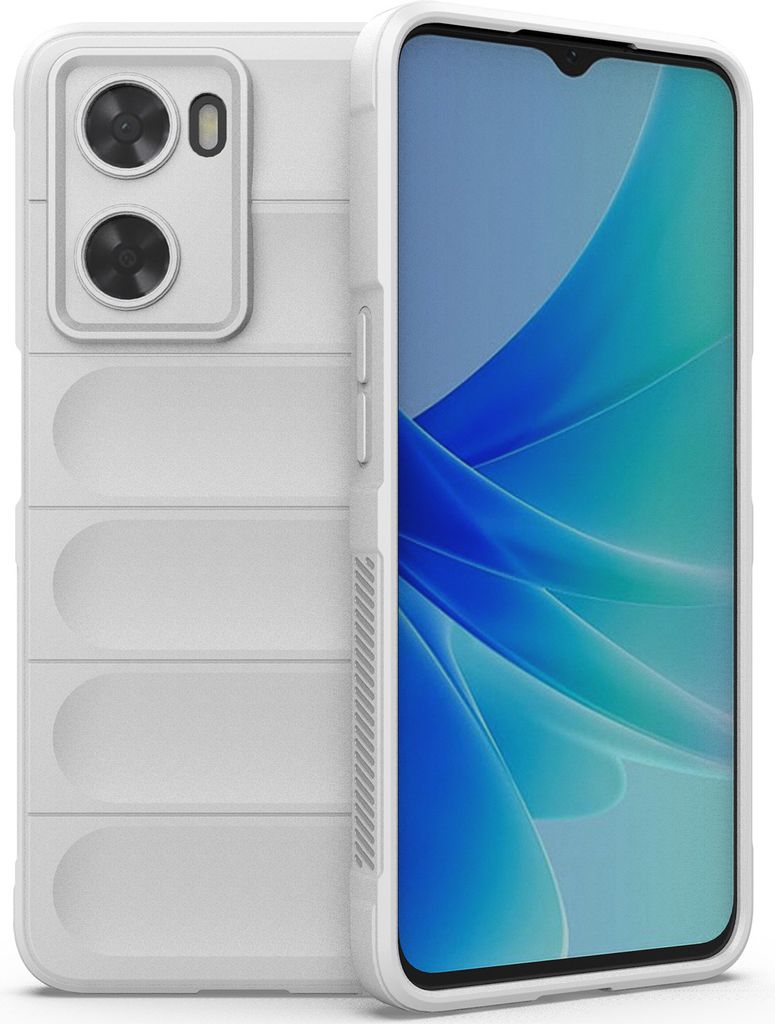 OPPO A57 4G Hülle, Weich TPU Silikon Stossfest Anti-rutsch Schutzhülle für OPPO A57 4G Weiß