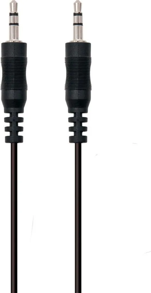 Câble Jack 3,5 mm Ewent EC1605 de 1,5 m Noir avec Connecteurs Renforcés Hi-Fi
