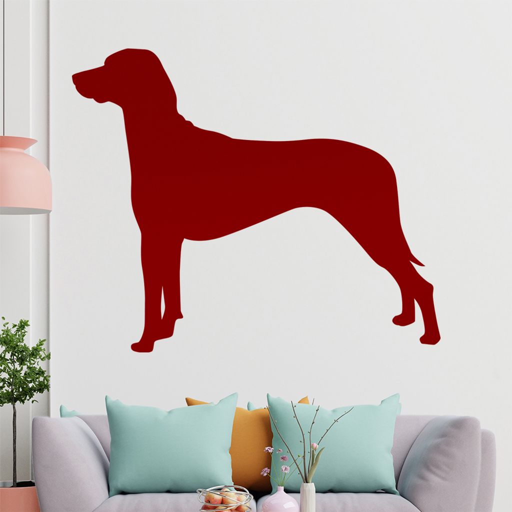 KIWISTAR Ridgeback Rhodesian Hund Wandtattoo in 6 Größen - Wandaufkleber Wall Sticker - Dekoration, Küche, Wohnzimmer, Schlafzimmer, Badezimmer