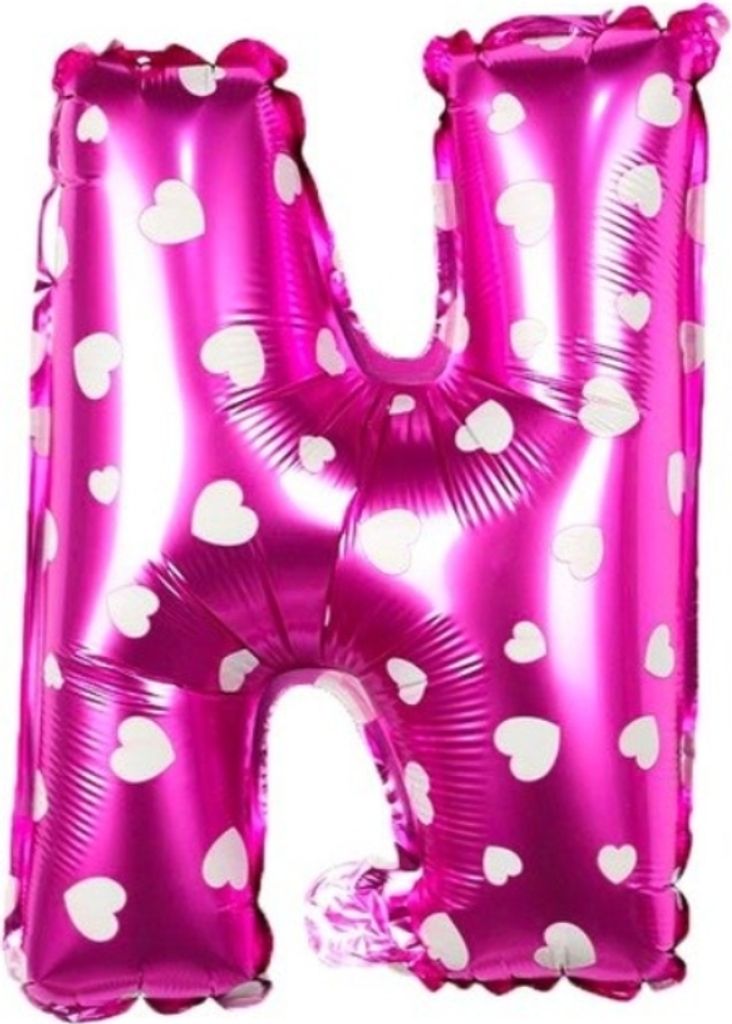 Buchstaben Luftballon 40CM Folienballon Rosa N