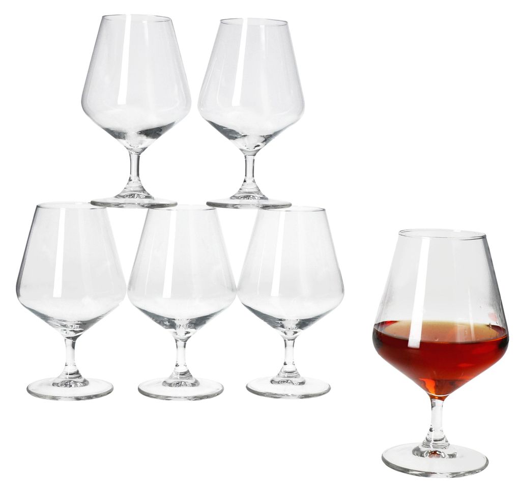 6x Specials Spirits Brandy-Gläser 150ml mit Fuß Produktbild 