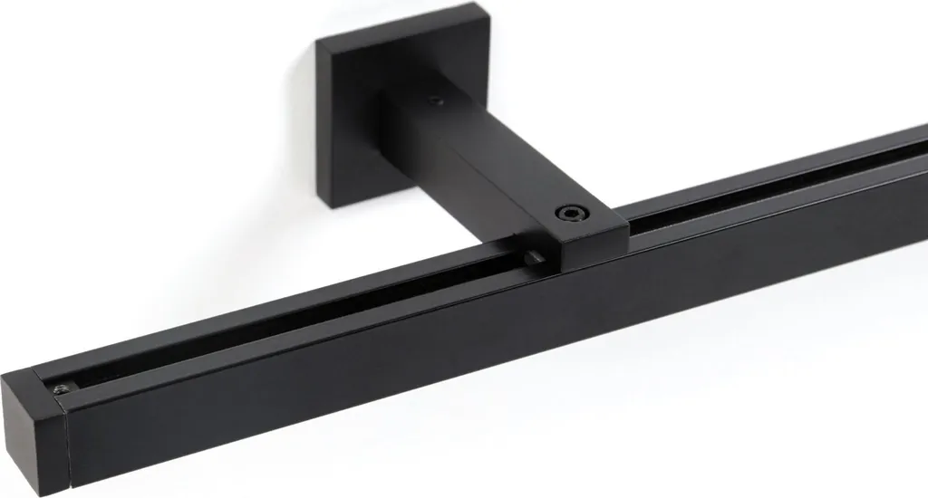Binario Tenda Nero Cube 120 cm - Sicuro, Silenzioso e su Misura