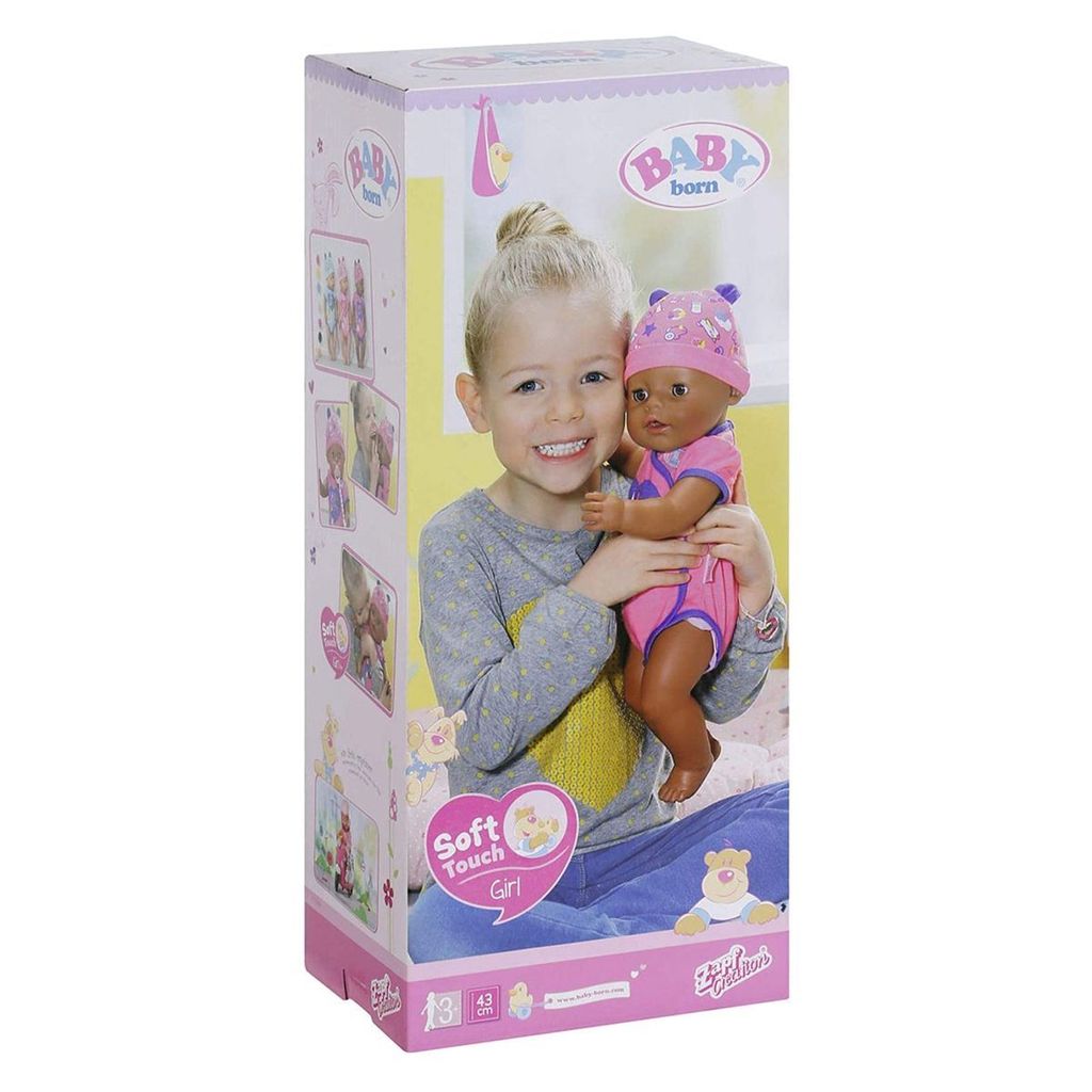 - BABY Zapf born 826089 Soft - Touch Girl