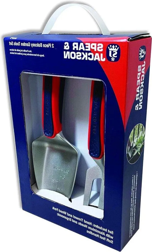 Set de jardinage pour balcon avec petite pelle et griffe - 2 outils