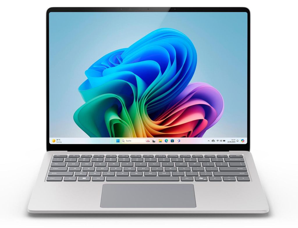 Microsoft Surface Laptop platinum, 13,8"Touch, Snapdragon X Produktbild 
