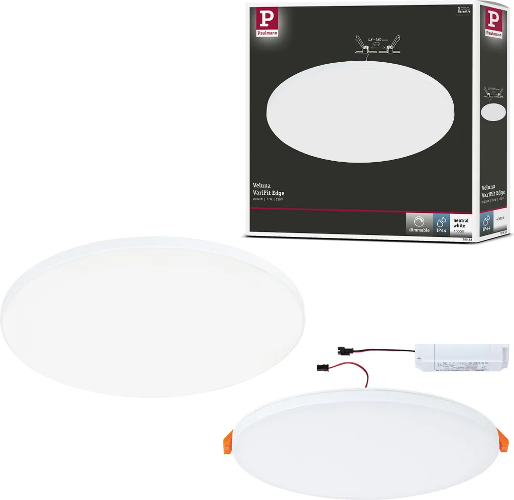 Pannello LED Veluna Edge Paulmann VariFit - Illuminazione Frameless IP44
