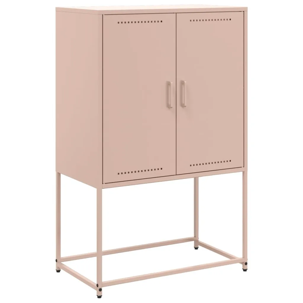 Meuble TV blanc en acier anti-poussière | Support TV durable et stable