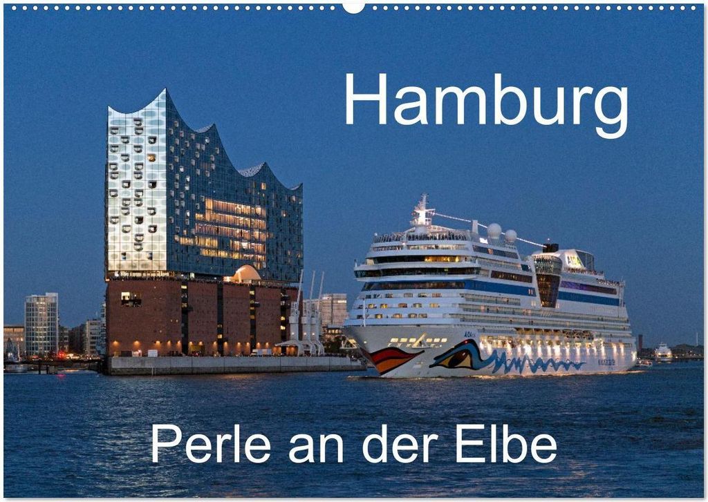 Hamburg - Perle an der Elbe (Wandkalender 2026 DIN A2 quer), CALVENDO Monatskalender