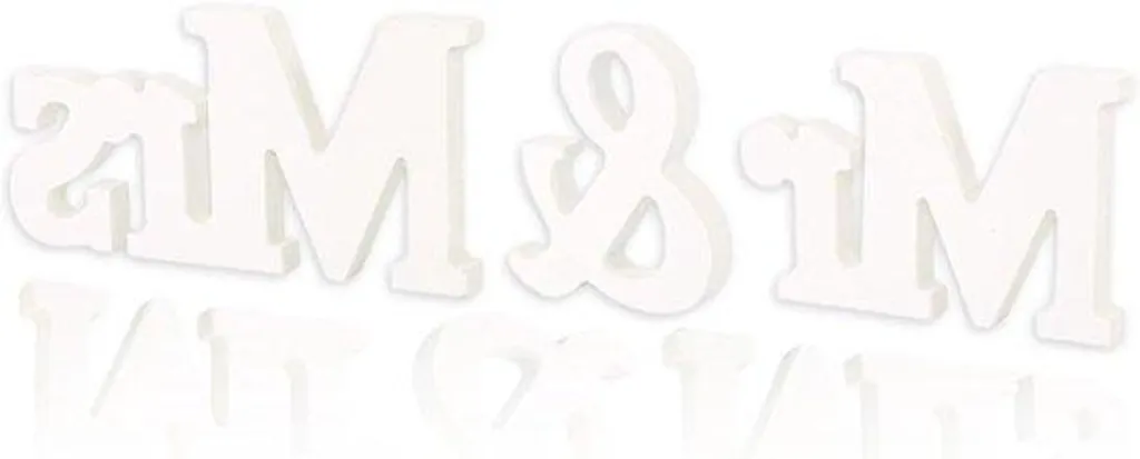Kit de décoration mariage en bois naturel avec accessoires de fête