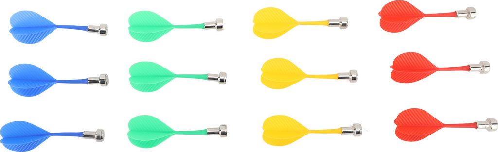 12-teiliges Magnet-Darts-Set – Kunststoff-Ersatzdarts für Produktbild 