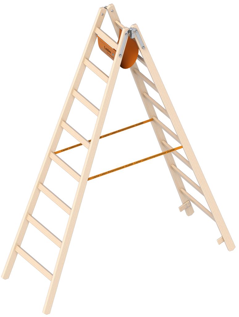 Layher Holzstehleiter 1038, 1038208