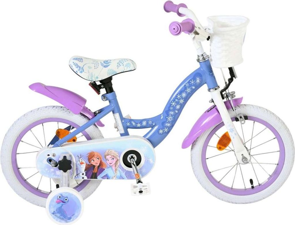 Disney Frozen 2 Kinderfahrrad - Mädchen - 14 Zoll - Produktbild 
